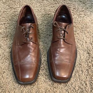 Johnston & Murphy Leather Lace Up Dress Shoes